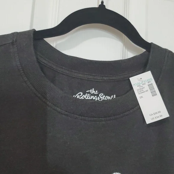 Maurices Gray Rolling Stones Graphic Tee - Picture 5 of 6